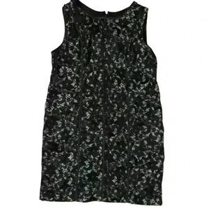 R&M Richard’s Black Lace Overlay Cocktail Dress 20W